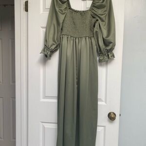 ASOS Olive Green Maxi Dress